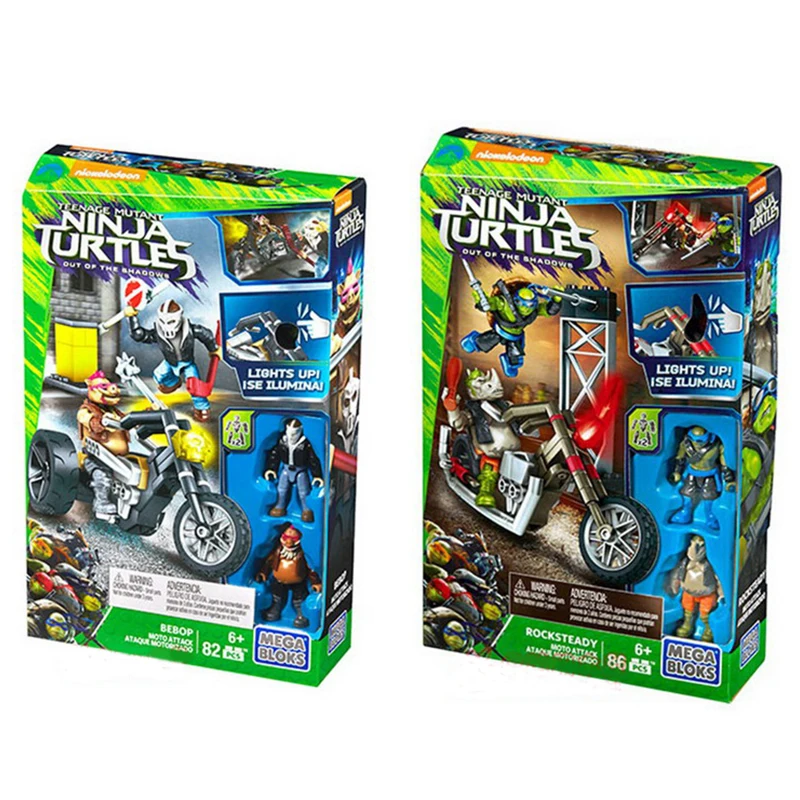 

Экшн-фигурки Mega Bloks из фильма дикий кабан Рино мотоцикл строительные блоки Аниме Коллекция сборные строительные игрушки детские подарки