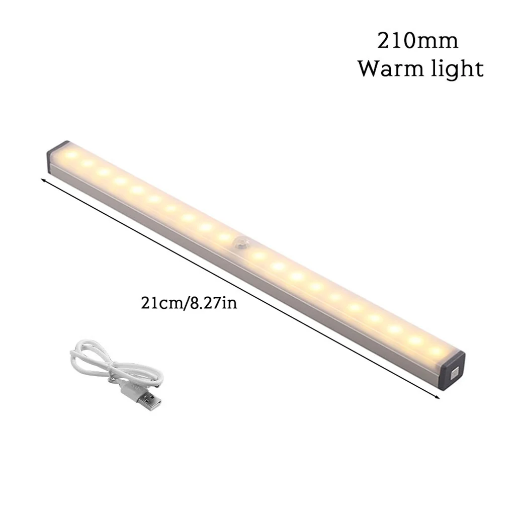 

LED Cabinet Light Motion Sensor USB Charging Lamp Night-light Closet