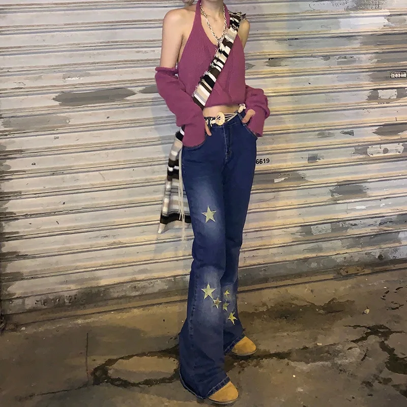 Sexy and Slim Women Pencil Pants Women Elastic High Waist Skinny Spicy Girl Horn Jeans 2023 Autumn New Korean Straight Leg Pants