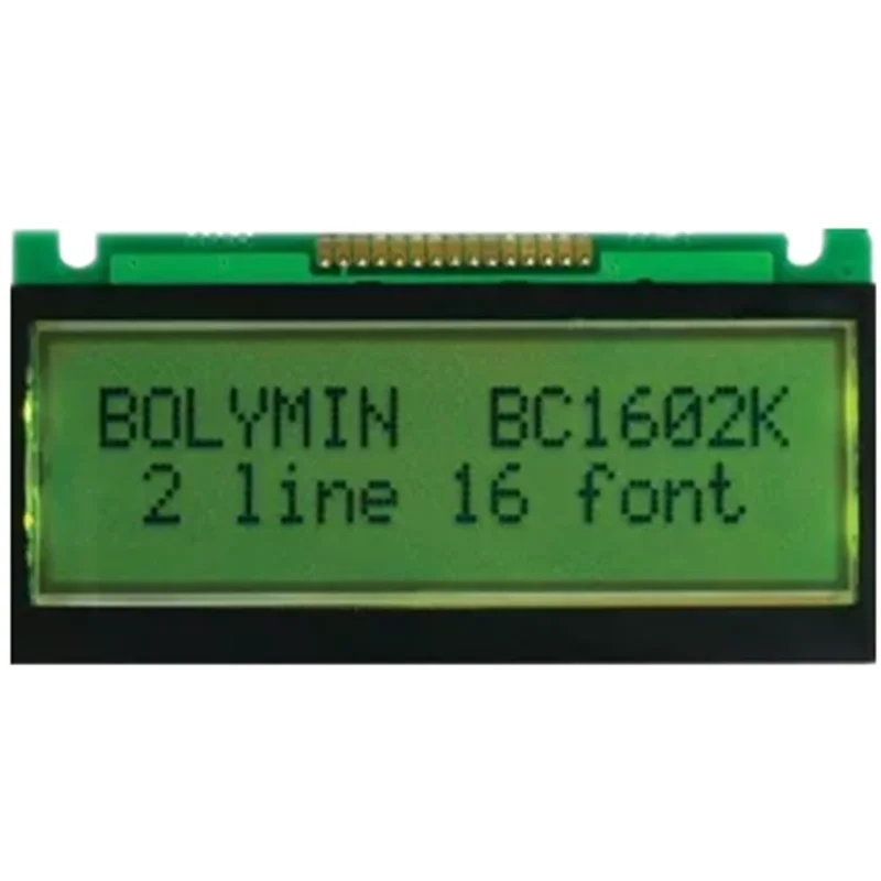 1 шт. 5 в ЖК-дисплей BC 1602K YPLEH 15PIN желто-зеленый BC1602K фотолюминесцентный Сверхтонкий