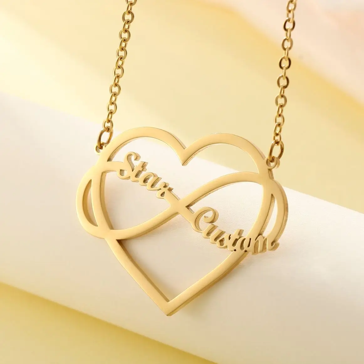 Модное романтическое ожерелье с именем бесконечности ove Классический Символ