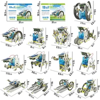 diy stem toys 13 in 1 educational toys solar robot toys science kit solar powered blocks 3 in 1 toys for 8 10 years old boys