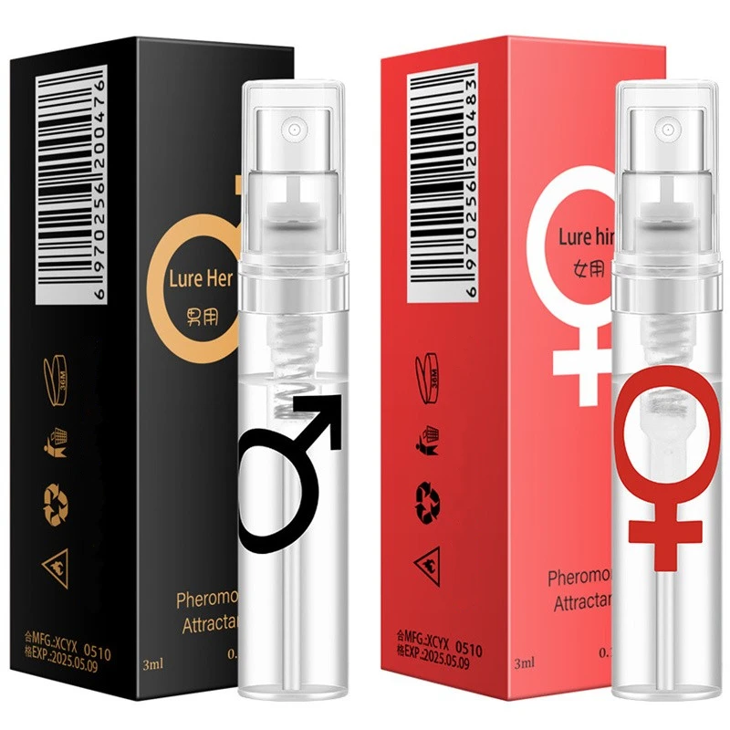 New 2022 3ml Pheromone Aphrodisiac Woman Orgasm Body Spray Flirt  Attract Girl Scented Water for Men Lubricants deodorant