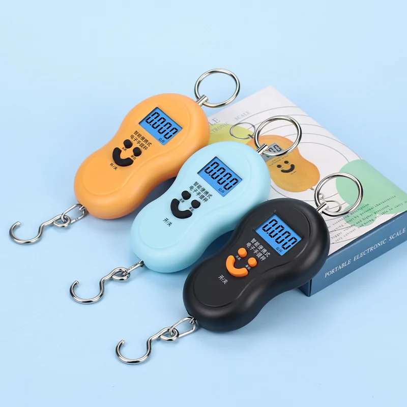 

Электронные карманные весы с подсветкой, весы для путешествий, багажа, кухни, подвесные цифровые весы 50 кг, 10 г, для рыбалки