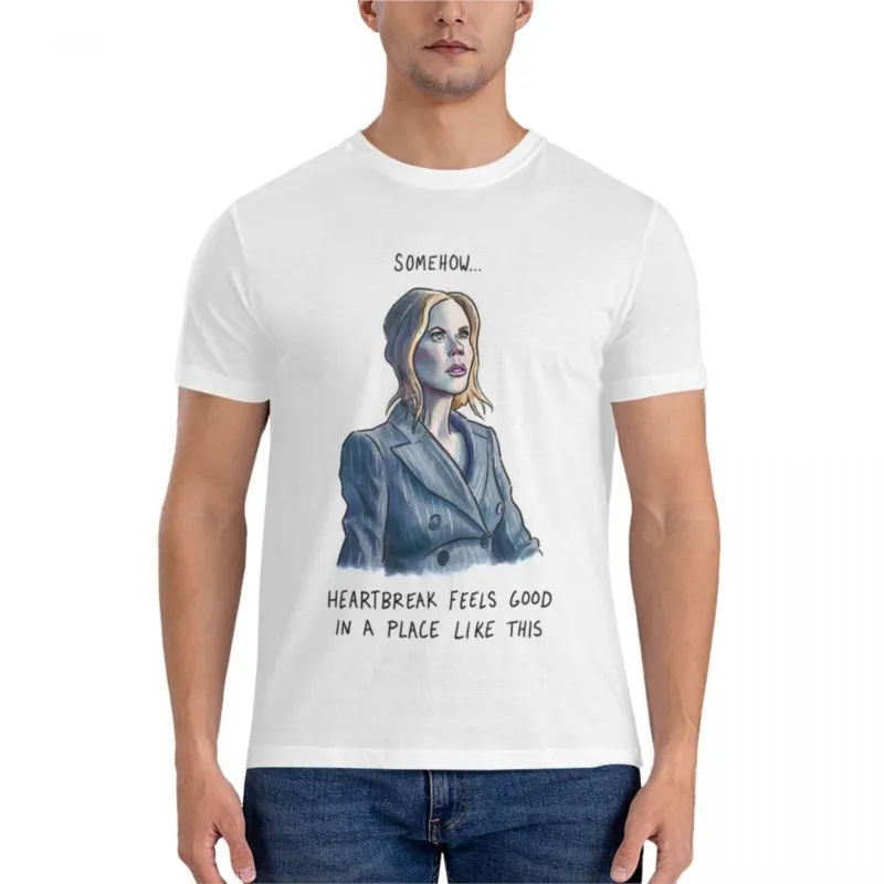 Классическая футболка Nicole Kidman at AMC милая одежда мужские футболки с рисунком