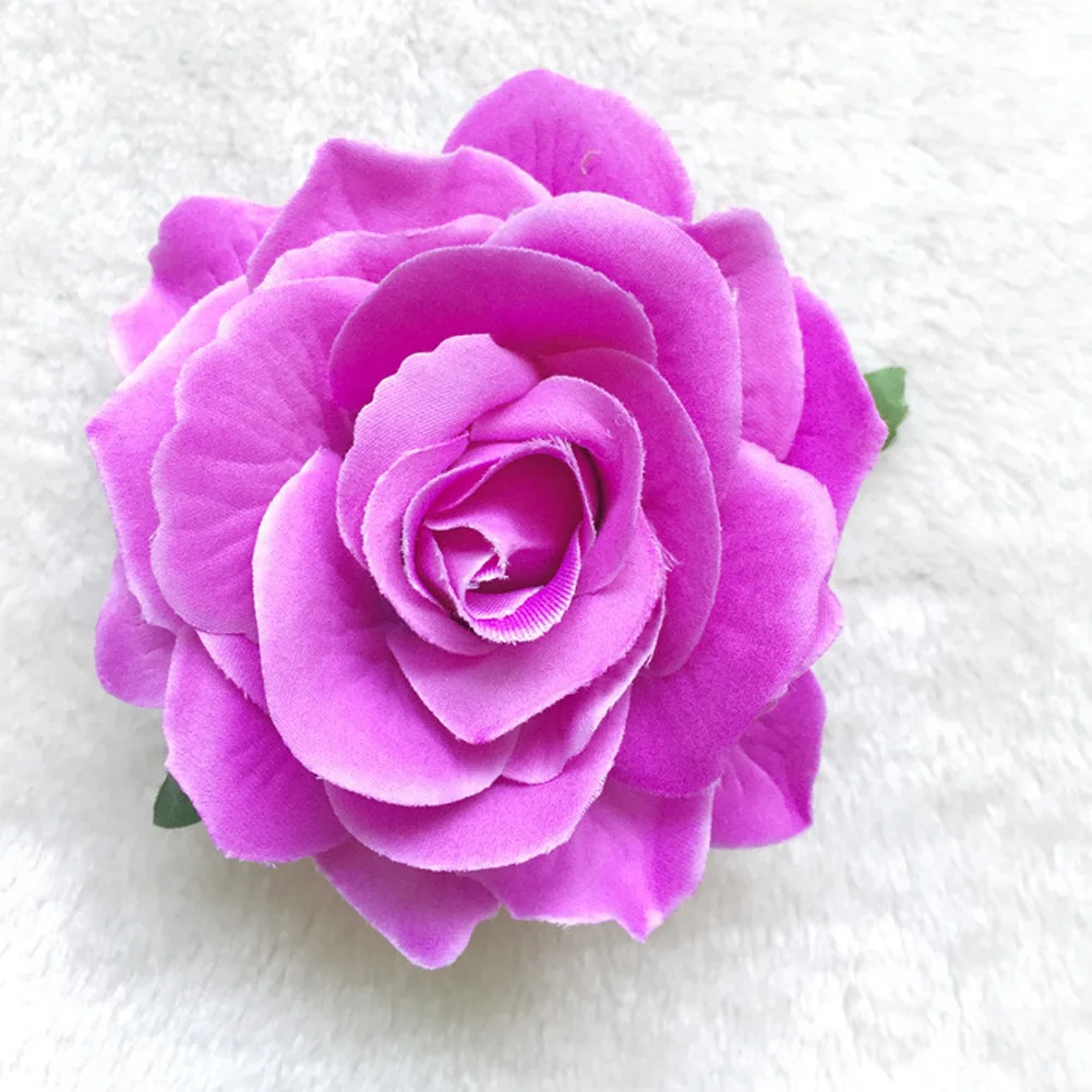 Заколки для волос с цветами DIY головной убор невесты флокированная ткань заколка