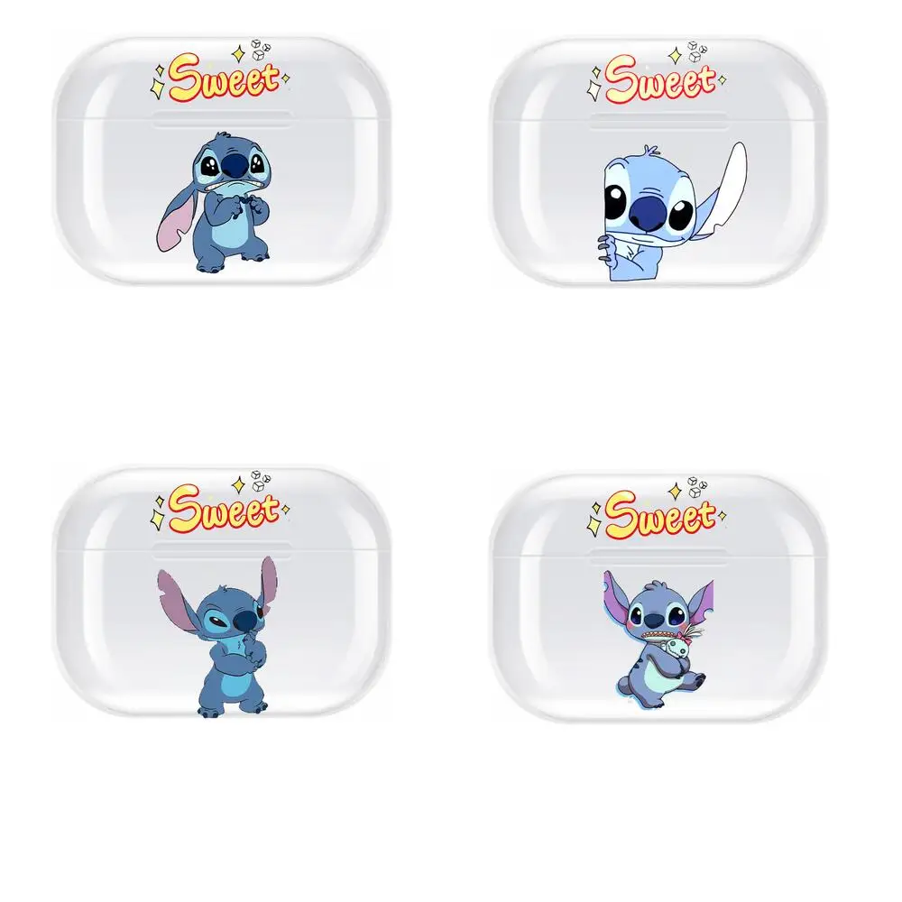 

Case For Airpods Pro Stitch Silicone Case For Airpods 1 2 Wireless Bluetooth Earphone Transparent Case Cover For Airpods 3