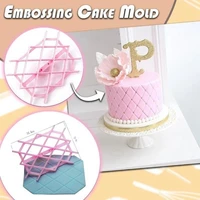 mould cake raft tool embosser cutter icing icing baking quilt fondant embosser