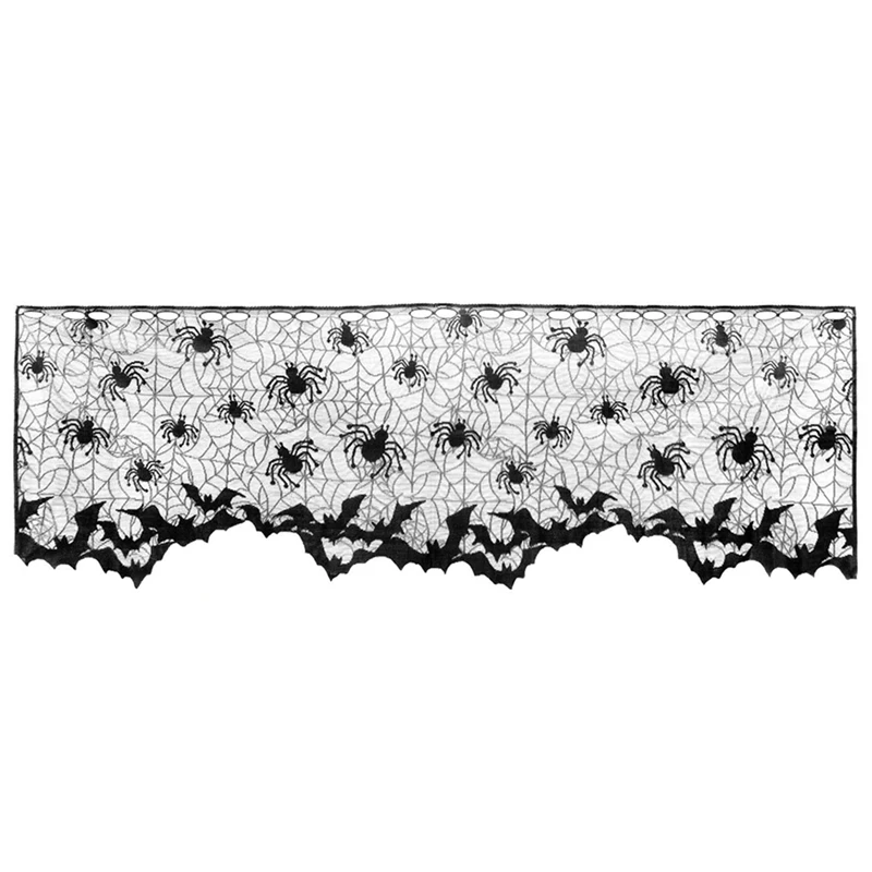 

HOT SALE Halloween Lamp Shade Black Lace Lampshade Cover Decorative Lamp Shade For Halloween Festive Party Decor