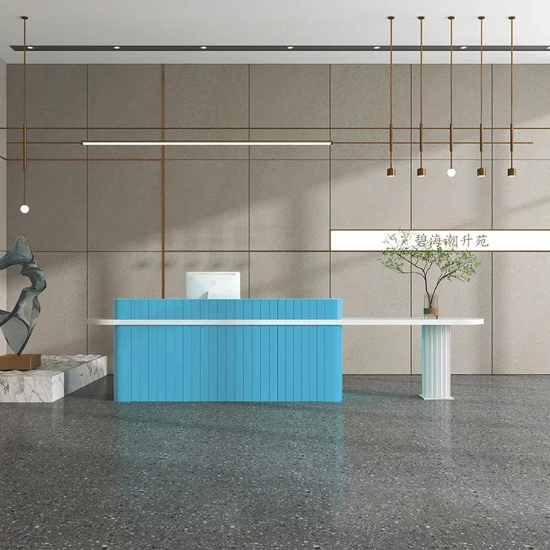 Мебель роскошный приемник стол для приема стойка салона красоты современные