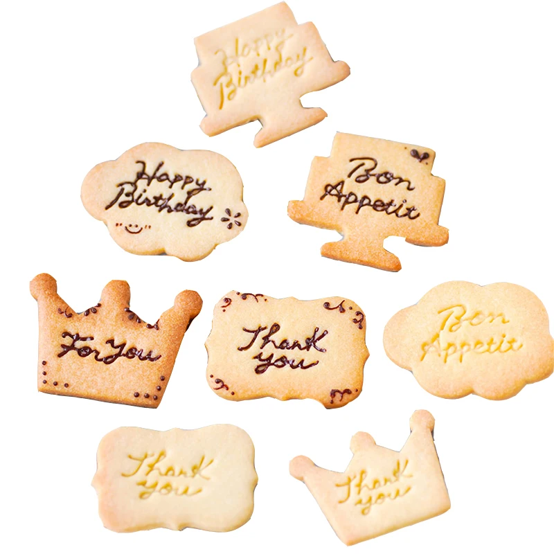 

Инструменты для выпечки, формы для выпечки печенья, формы с хорошими пожеланиями, штамп для печенья, форма для печенья, для помадки, аксессуа...