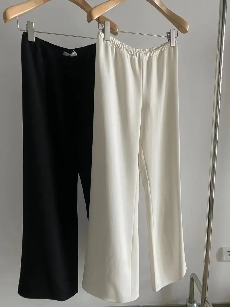 Летние классические женские брюки из ацетата