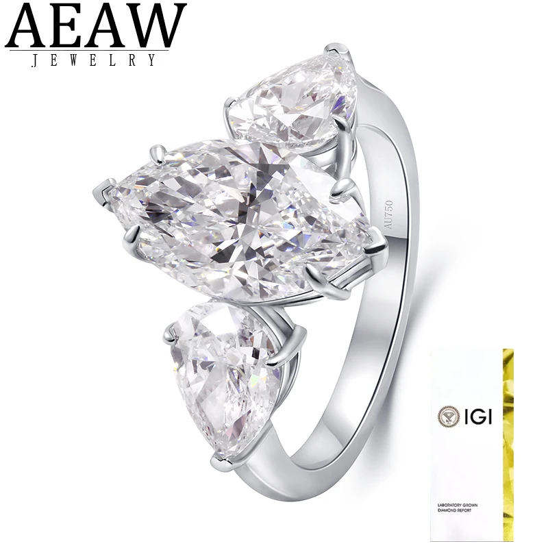 Кольцо обручальное с бриллиантами 3 карата 14 к под белое золото