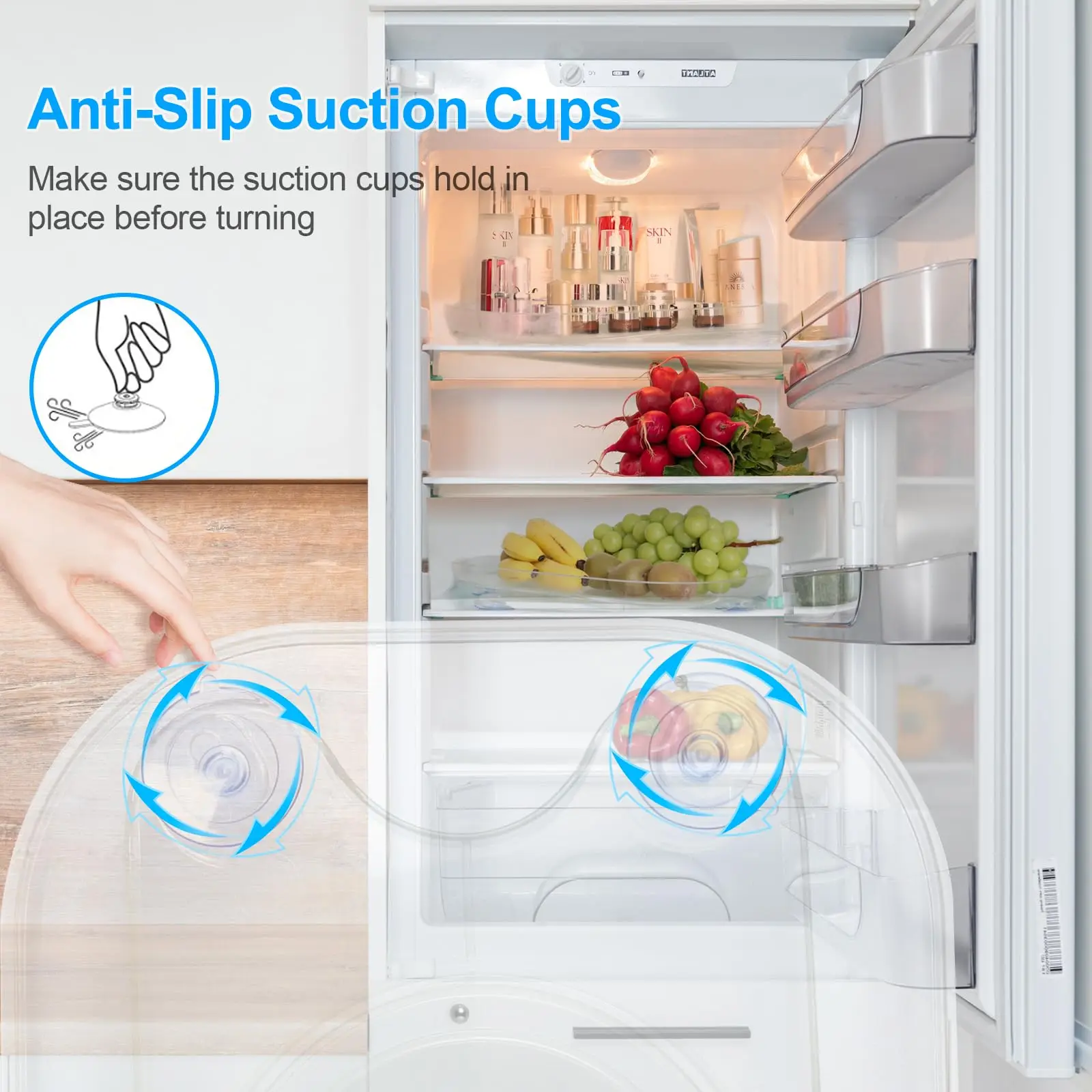 Проигрыватель-органайзер для холодильника 15 76 дюйма кухни