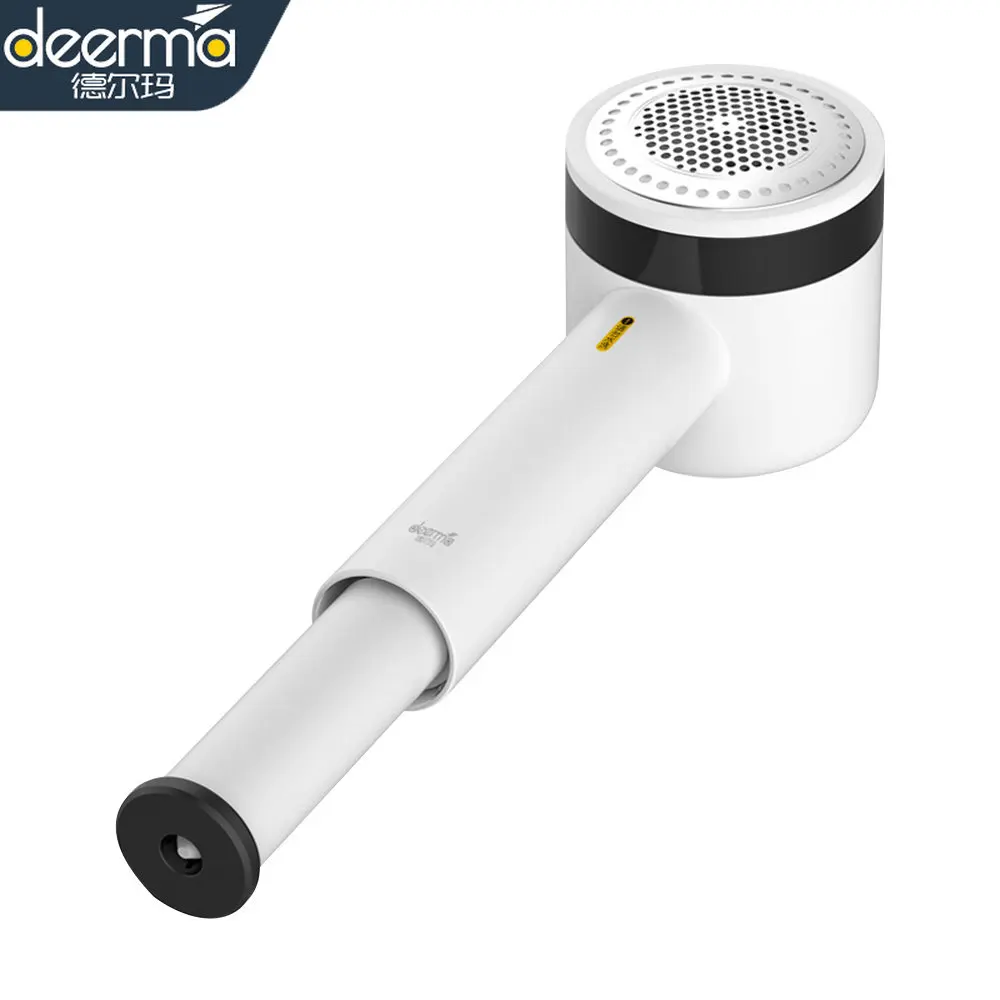 

Deerma Portable Lint Remover Sticky Hairs Cylinder 2in1 Hair Ball Trimmer Sweater Remover 5 Leaf Cutter Head Mini Motor Trimmer