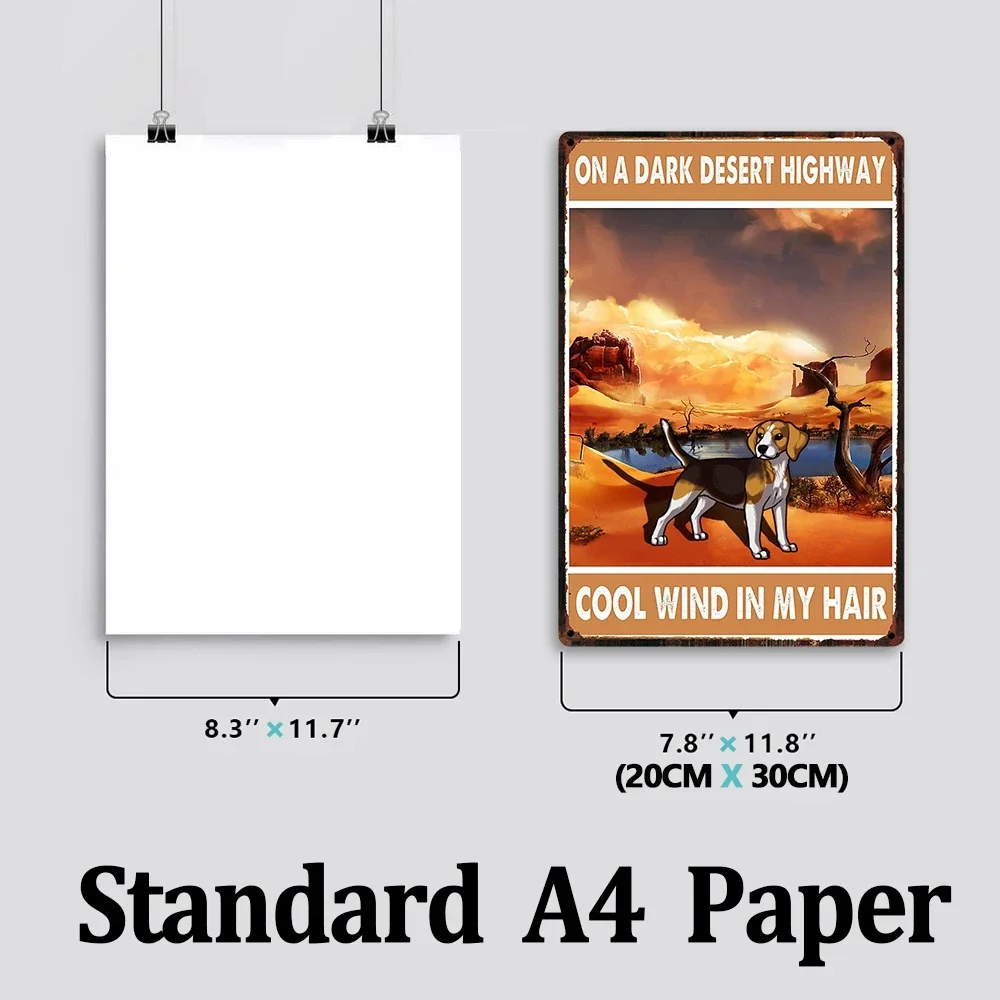 Винтажный металлический предупреждающий знак для собак Sumianyh X-образная