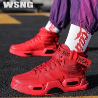 wsng2022 new high top shoes mens trend sports shoes shoes mens trendy shoes summer fashion casual mens shoes skate shoes36 45