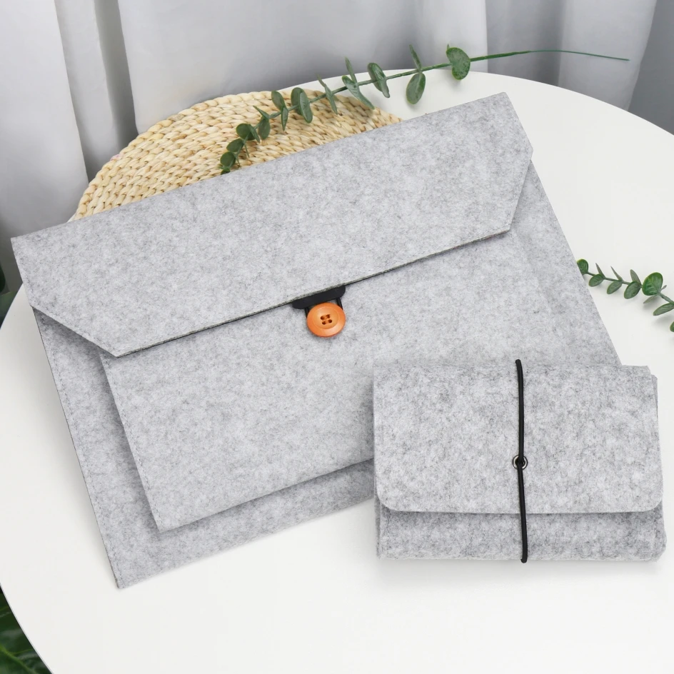 

Шерстяной войлок Сумка для ноутбука рукав 11 12 13,3 14 15 для HP сумка для ноутбука чехол для переноски Macbook Air Pro 13 противоударный для мужчин и женщ...