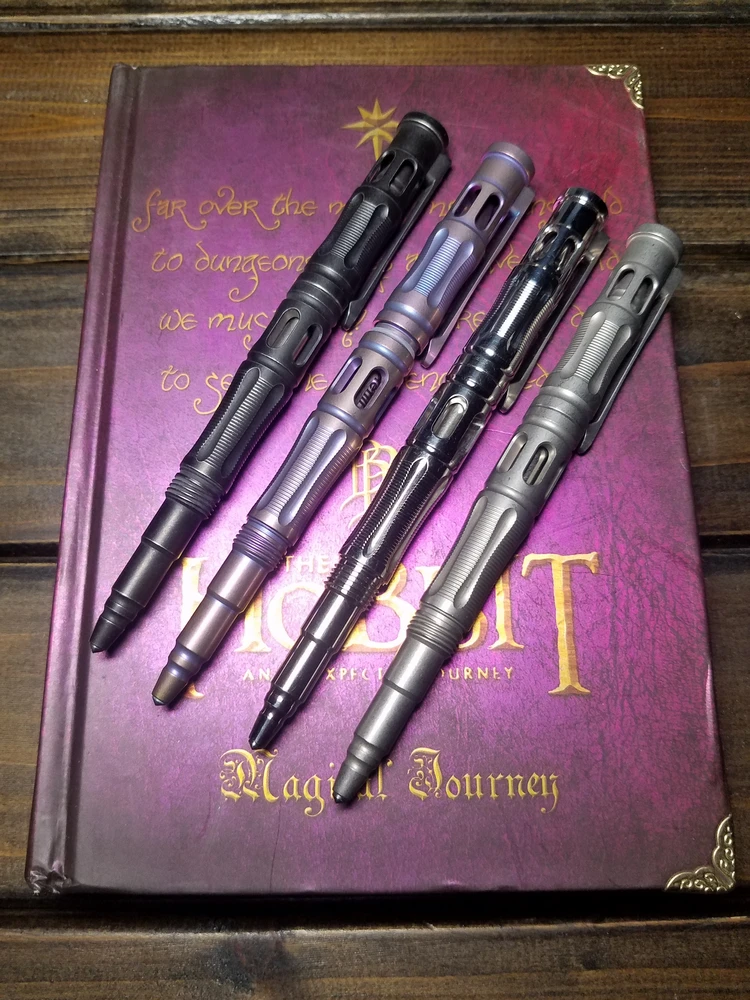 Миниатюрная тактическая ручка Tacray с узором CD титановый сплав TC4 уличная защита