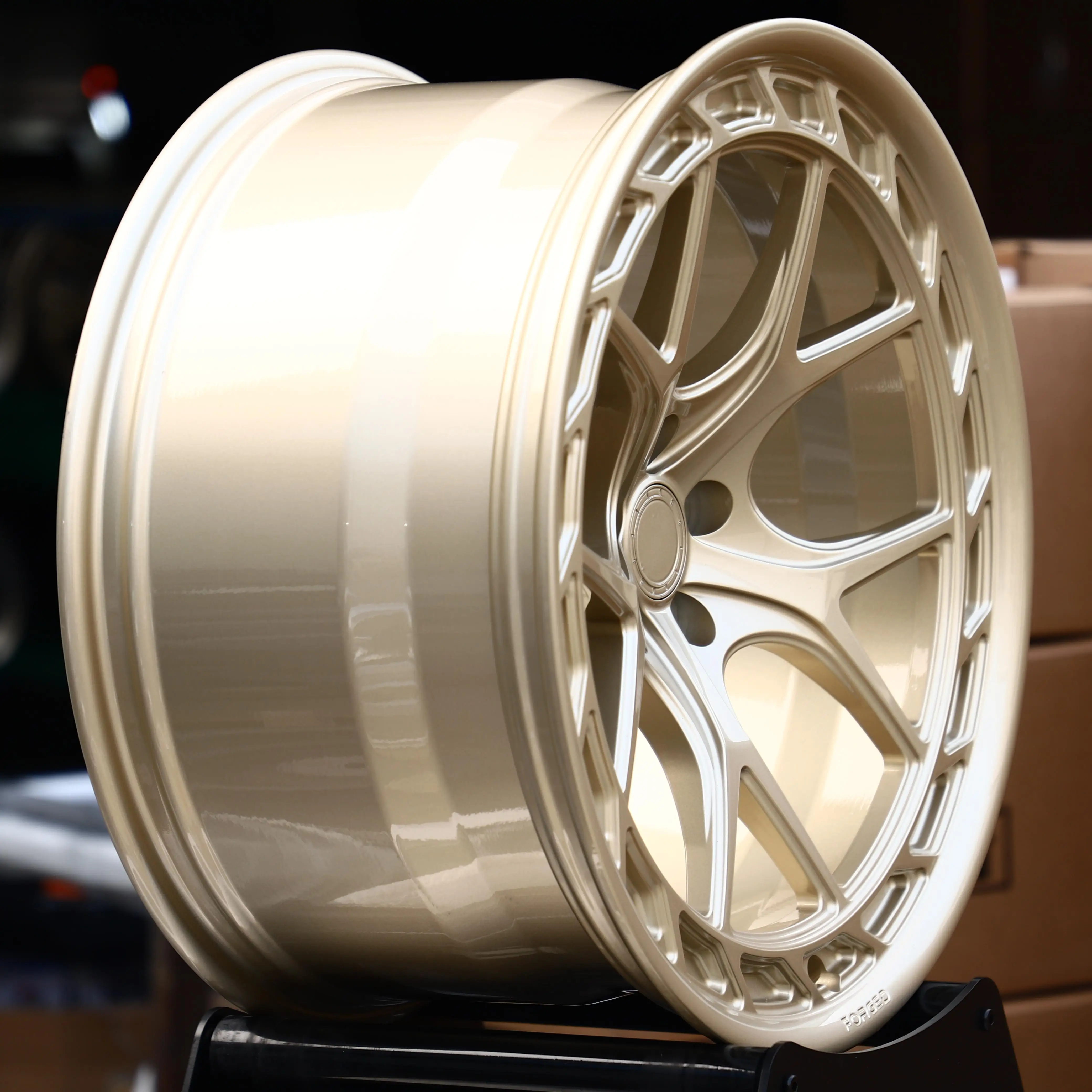 Фото Колесные диски JT Custom 17 18 19 20 21 22 дюйма 5x112 из золотистого алюминиевого сплава для GLB, CLA, EQS, E53, CLE53, GT63, C63. №2