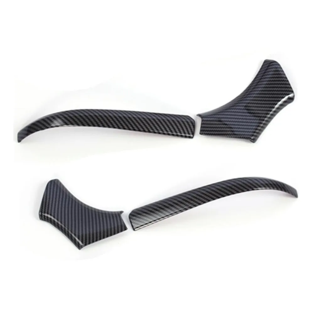 

Car Side Door Rearview Mirror Frame Cover Trim Carbon Fiber ABS Decor for Toyota Harrier Venza 2020 2021 Accessories,RHD