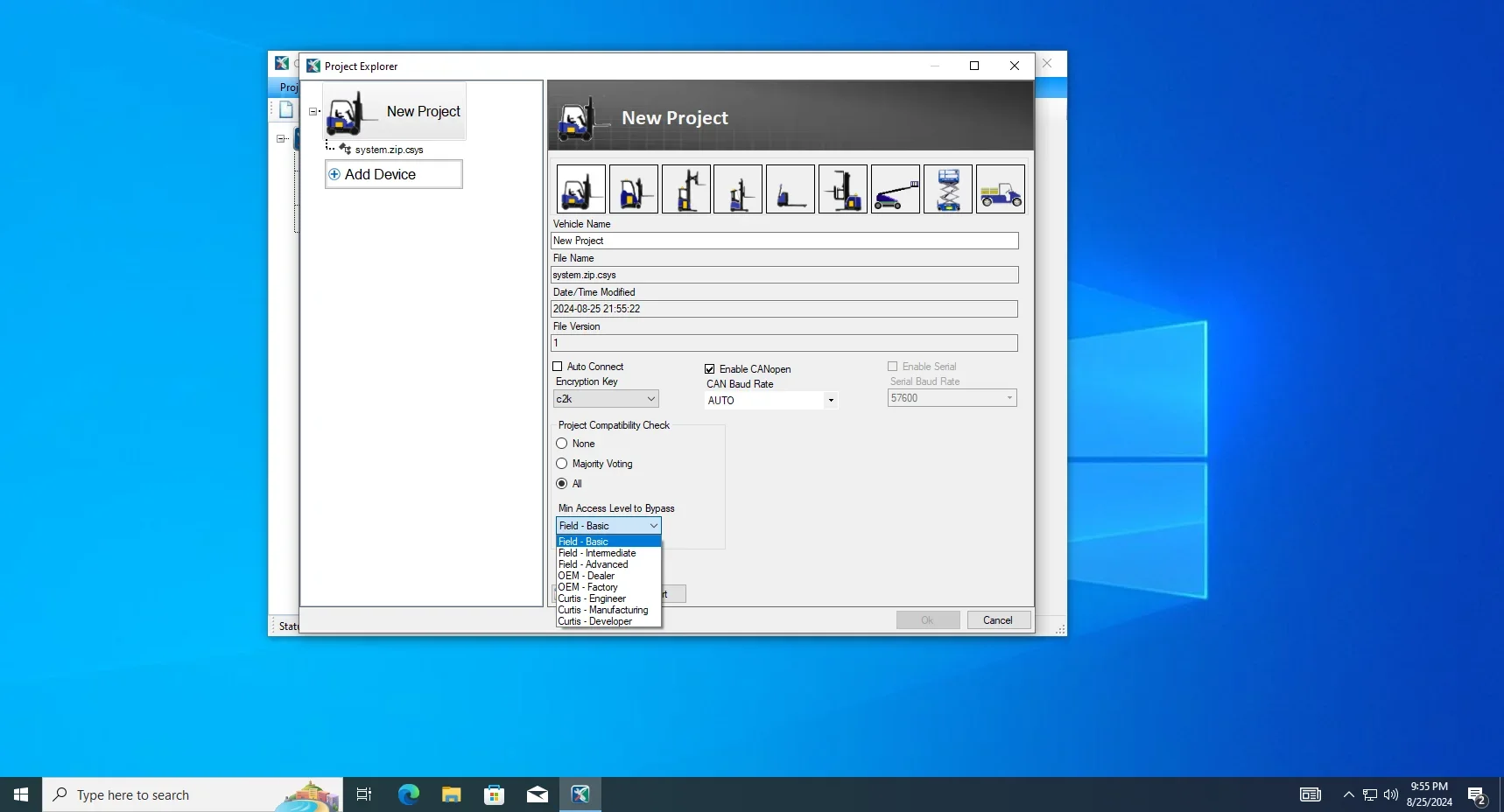 Набор инструментов для прокладки вилочного погрузчика Hyster and Yale Curtis 1.6.60+keygen