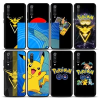 phone case for xiaomi mi a2 8 9 se 9t 10 10t 10s cc9 e note 10 lite pro 5g soft silicone case cover pokemon go pocket monster