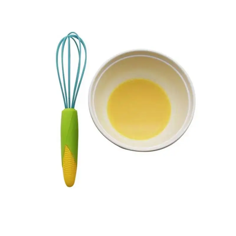 

12 Inch Corn Handle Color Whisk Egg Beater Whisk Manual Butter Whisk Cake Special Tools Kitchen Bakeware Kitchen Accessories