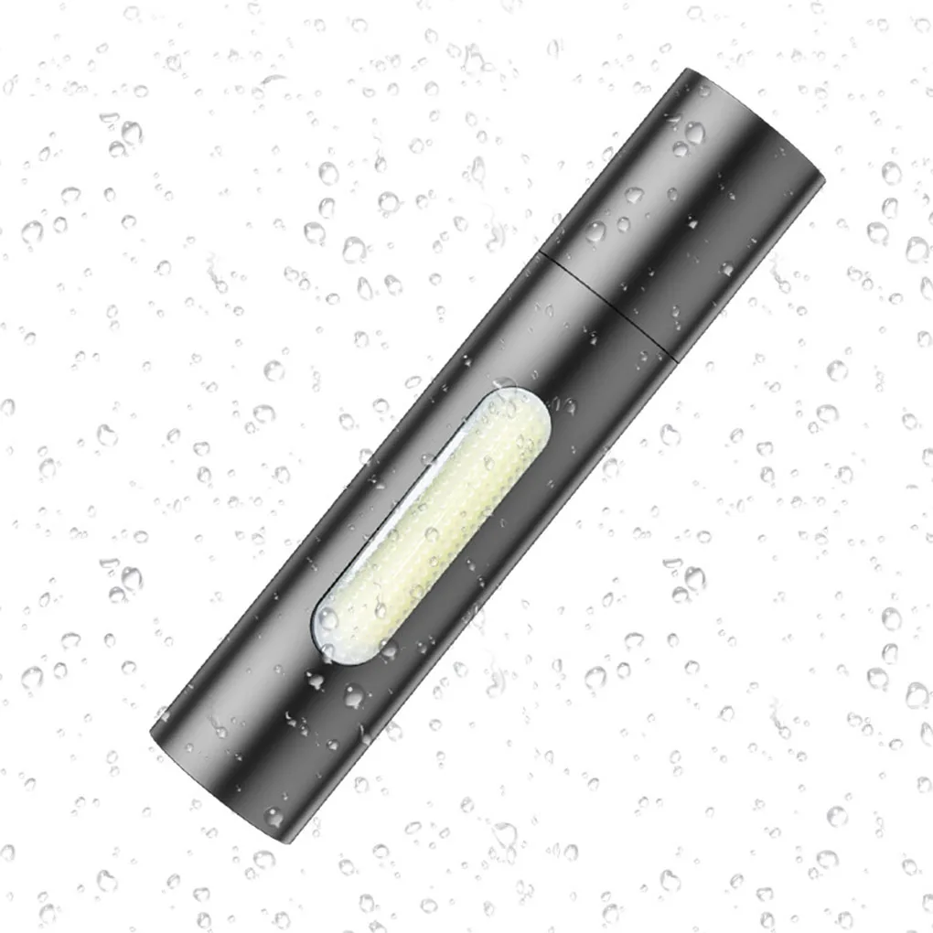 

Масштабируемый фонарик с USB-зарядкой, 4 режима, регулируемый портативный уличный фонарик для ночного скалолазания, экстренное освещение, цвет черный