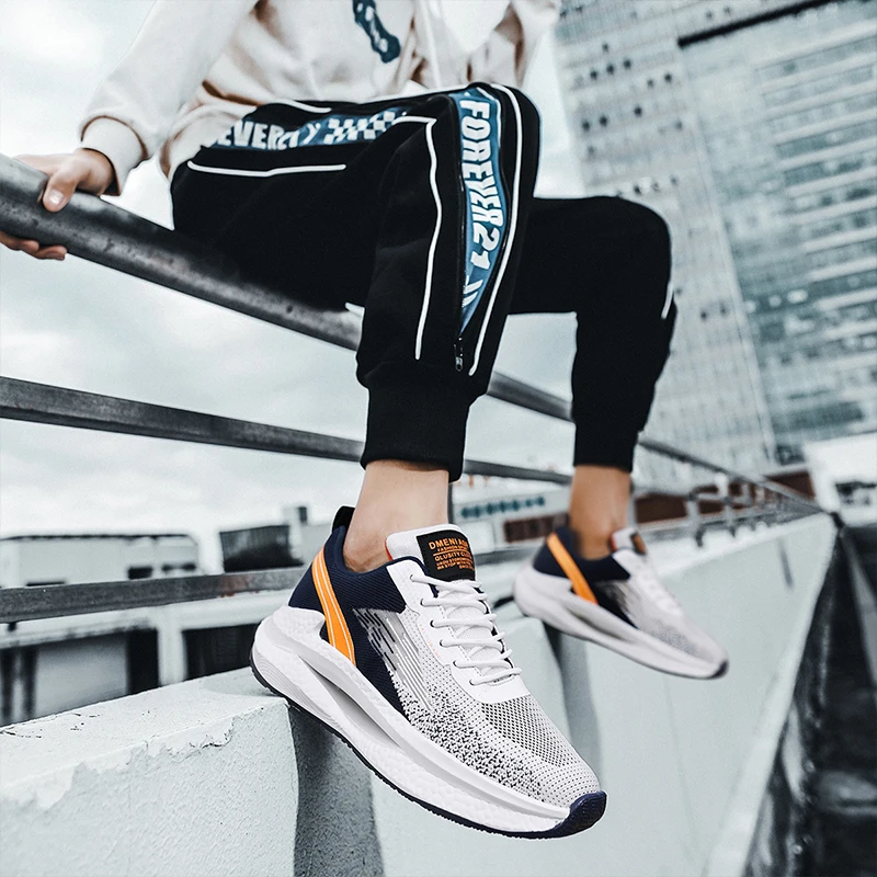 39-44 Breathable Men's Casual Sneakers Comfortable Adult Teenagers Outdoor Running Shoes Walking Shoes School Sports Shoes