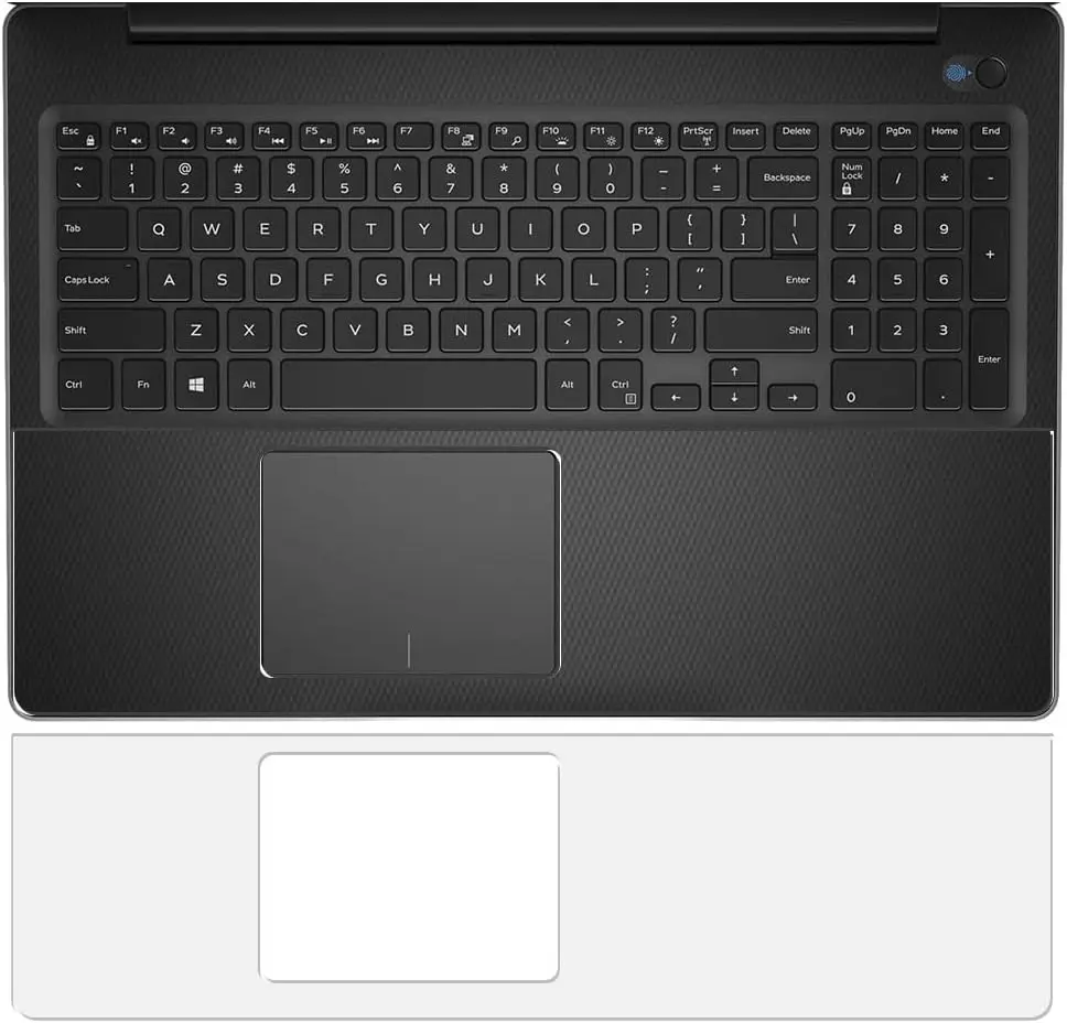 2 шт. виниловый защитный чехол для ноутбука с подставкой рук HP Victus 15 15-fa1062nf 15-fa1143tx