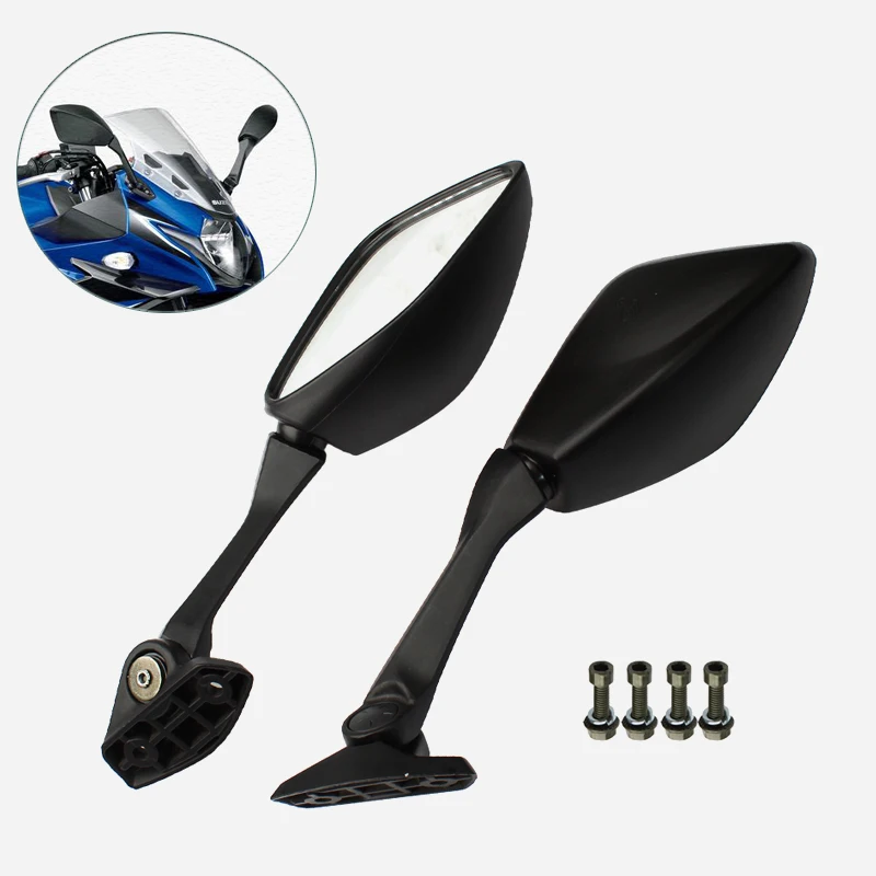 

Motorcycle Side Rearview Mirrors For SUZUKI GSX 250 R 2018 2019 GSX 250R Motocross Motorbike Black Rear View Mirror GSX250R