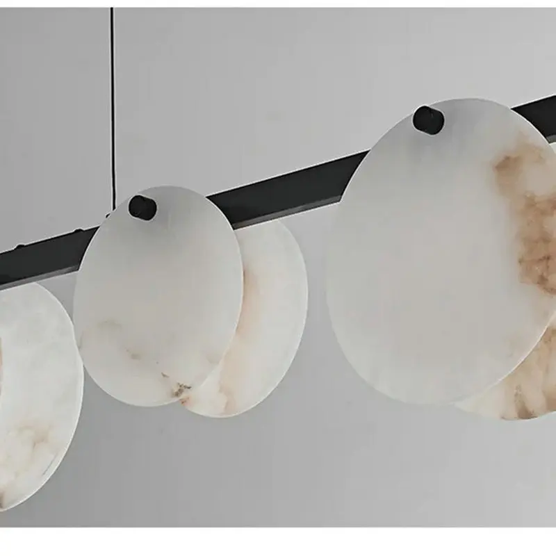 Скандинавский уникальный товар длинная светодиодная Подвеска из латуни под