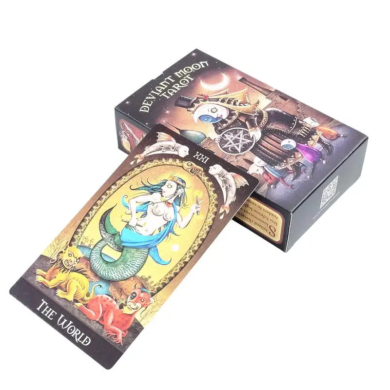 

Карманные Таро-карты для судьбы гадания настольная игра Таро-Оракл Дека для искусственных веселых игральных карт