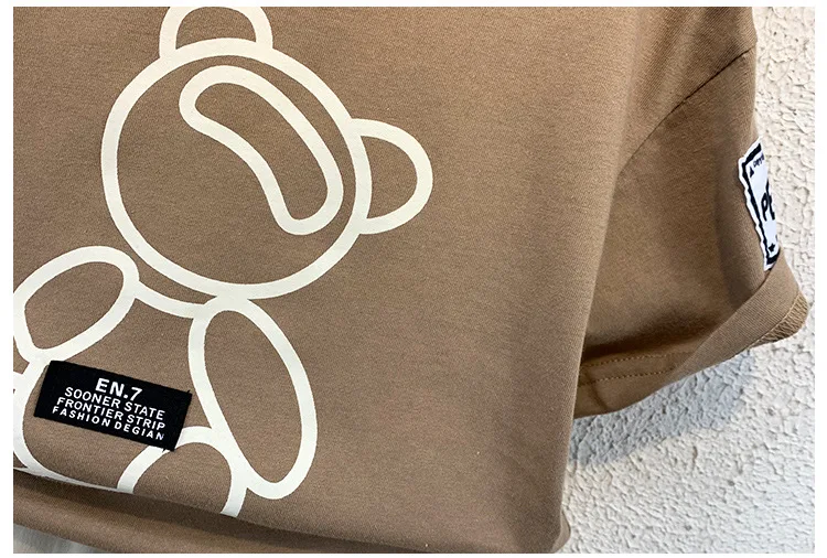 Летние корейские комплекты одежды для маленьких мальчиков Модная хлопковая