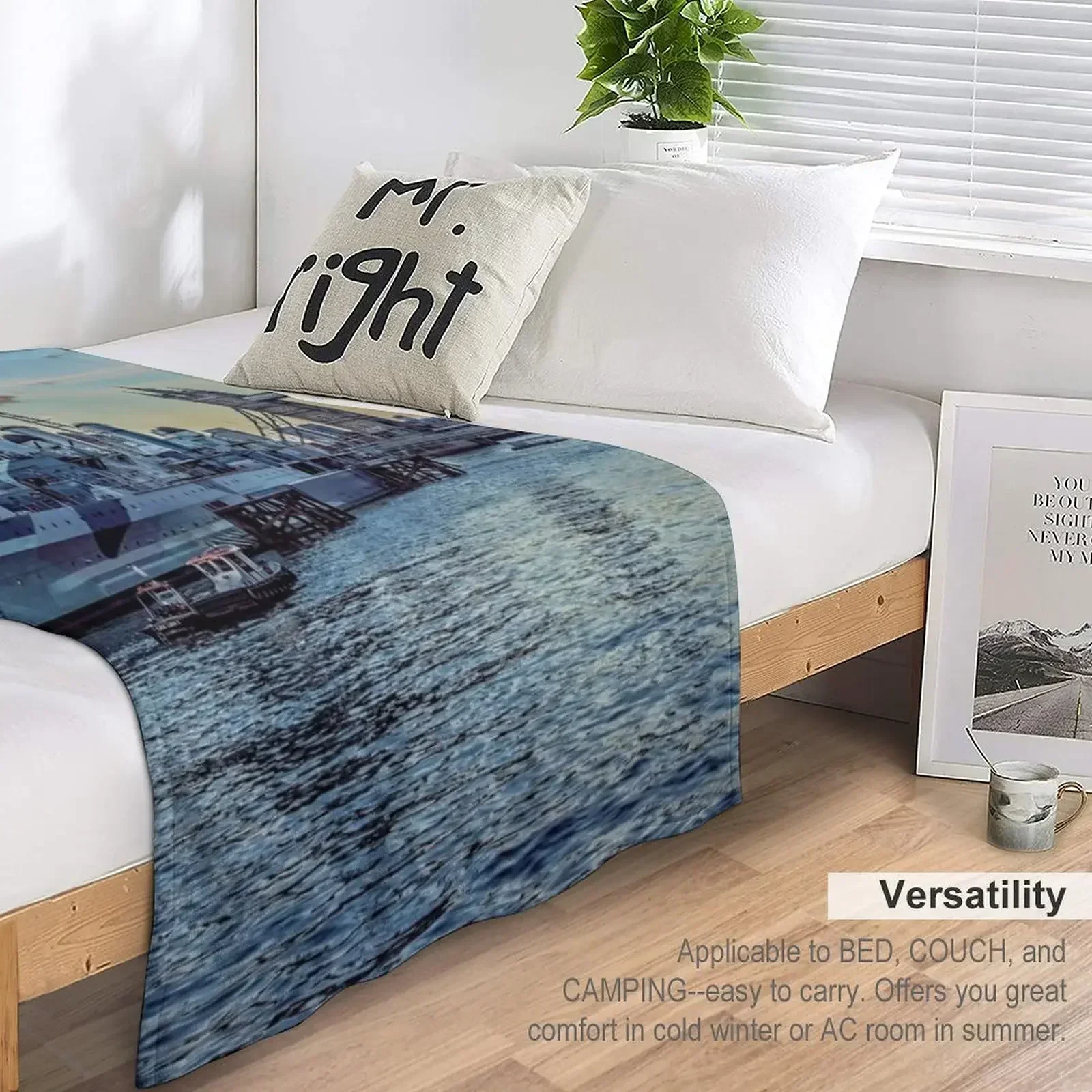 #321 HMS Белфаст и башня мост в Лондоне плед одеяло тяжелый сон Furrys для зимних одеял