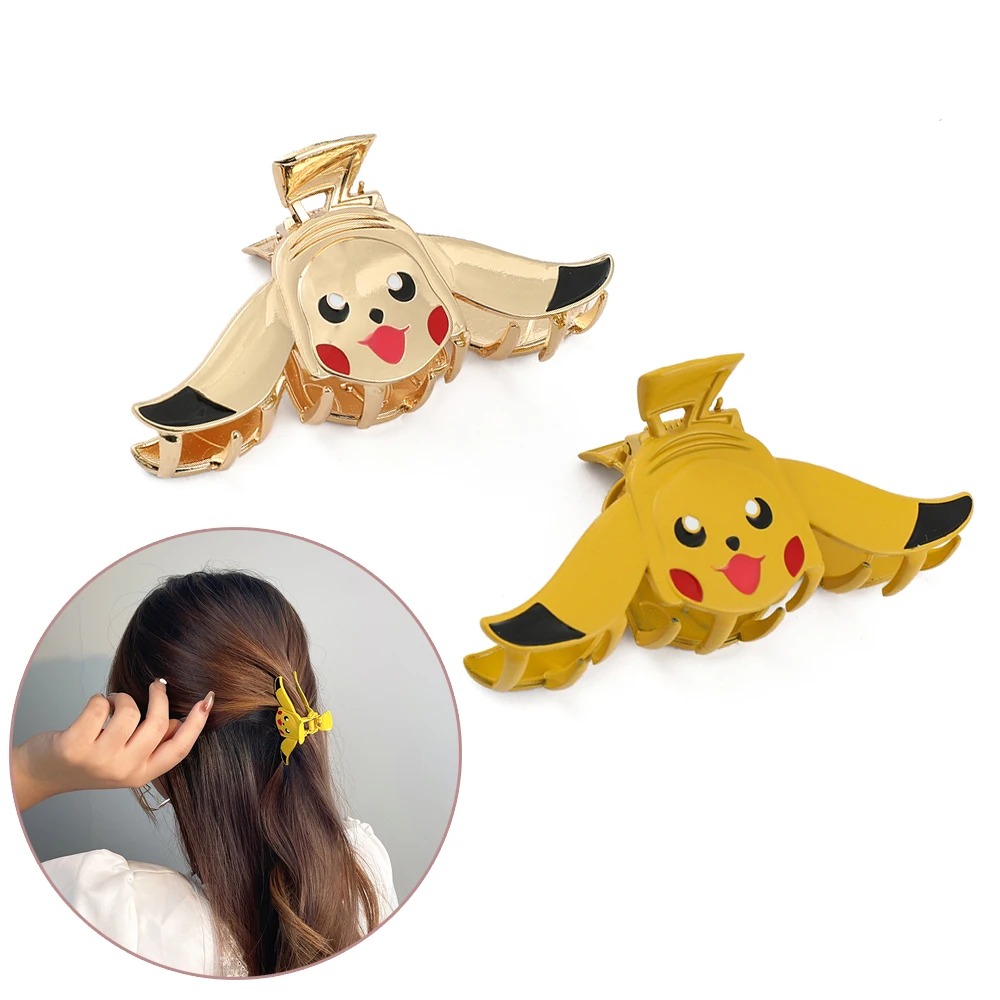 

Anime Pokemon Pikachu Hair Accessories Hair Claw Hairpin Jewelry Hair Accessories For Women Girl Hair Crab