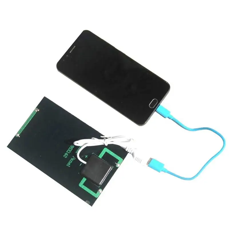Small Stabilize Battery Charger Power Solar Panel 2W 5V Solar Cell Rechargeable Battery Charging Directly V Solar Plate With USB