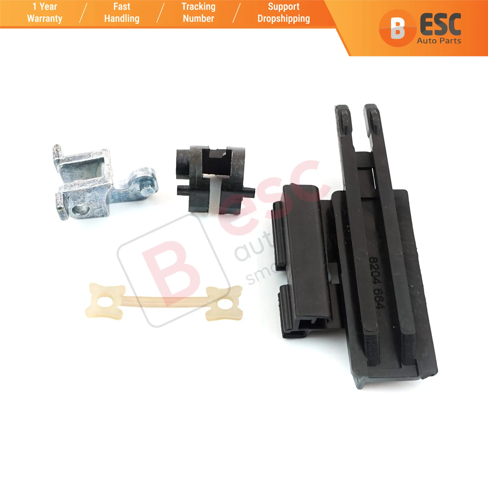 Автозапчасти ESC ESR536 4 шт. направляющая для люка левая сторона 811694523 BMW E39 X5 E53 1999-2006