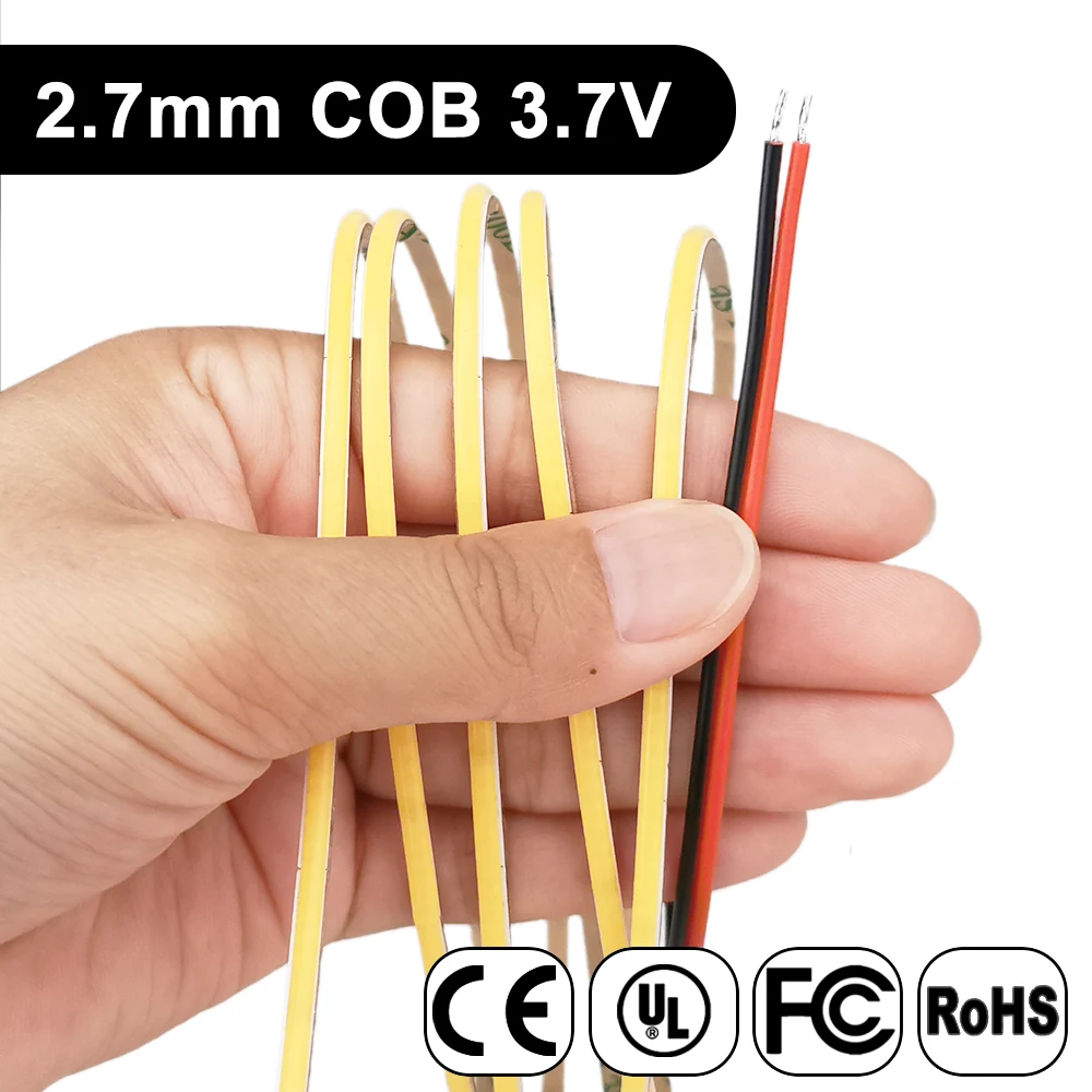 

FUNZENXIN Светодиодная лента COB 2,7 мм 480leds/м 3000K/4000K/6000K