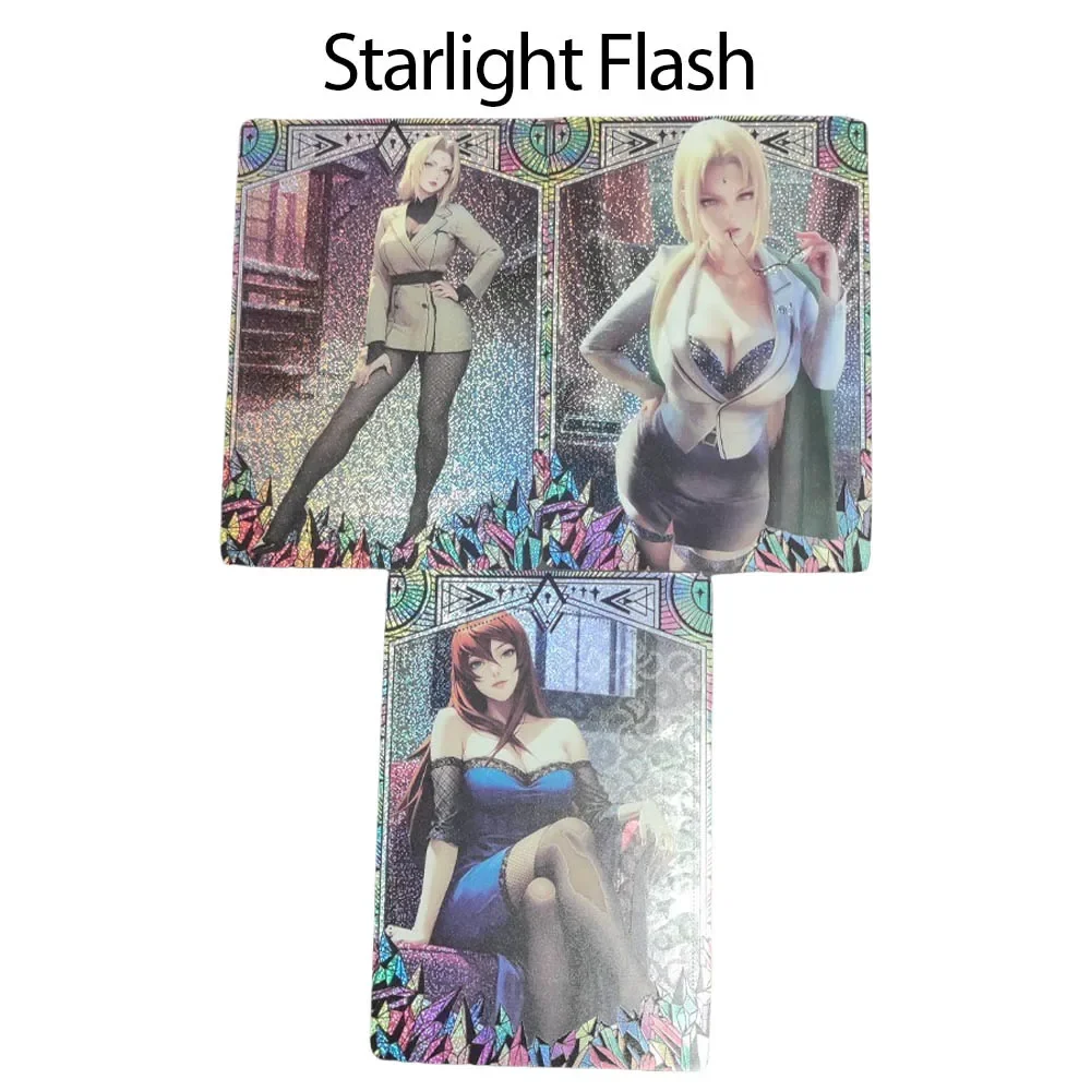DIY NARUTO самодельная Серия 3 шт. Tsunade Terumi Mei цветная вспышка Starlight Flash аниме