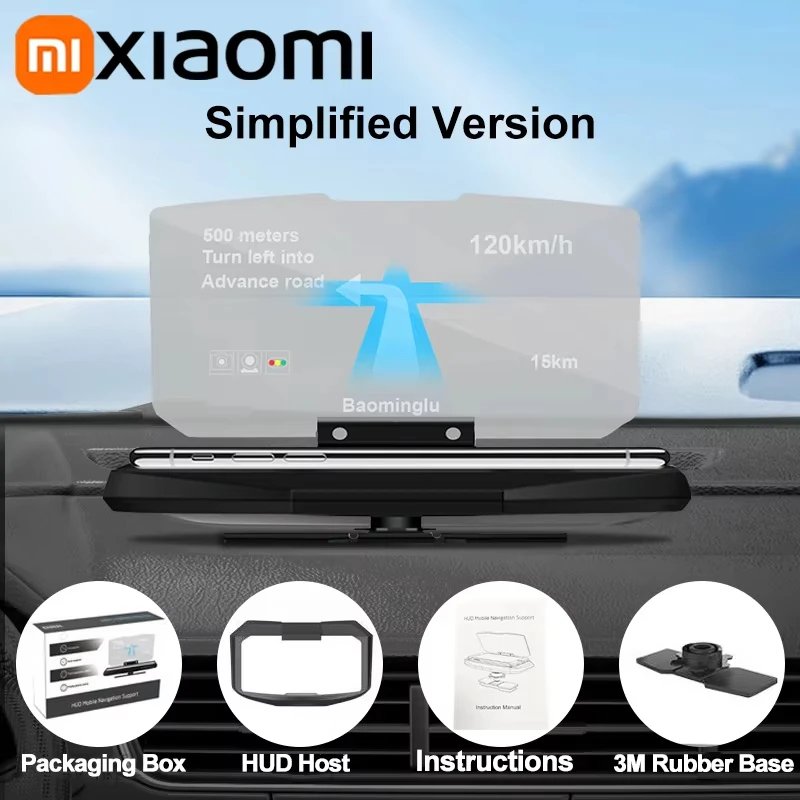 

Автомобильный проекционный HD-дисплей Xiaomi, навигационный складной держатель для телефона, проектор на лобовом стекле, аксессуары для усилителя экрана мобильного телефона