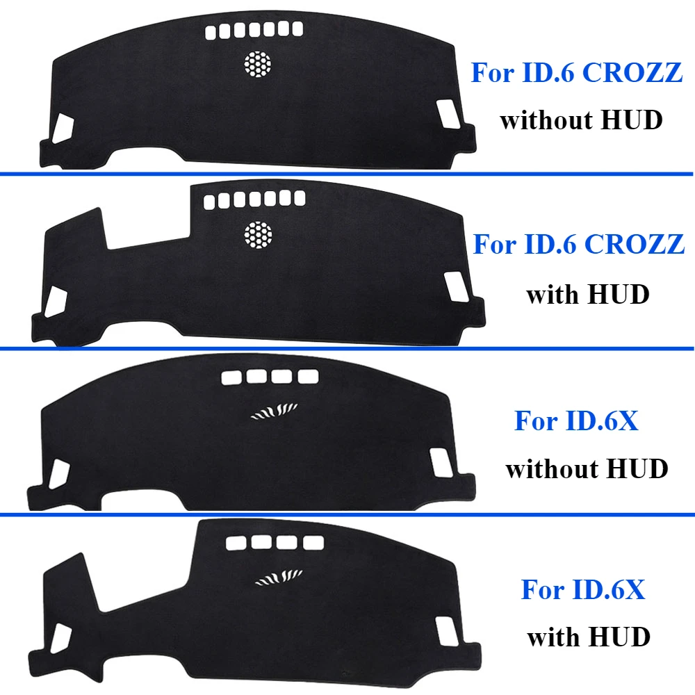 Подходит для Volkswagen VW ID.6 CROZZ ID.6X 2021-2024 коврики приборной панели автомобиля козырек