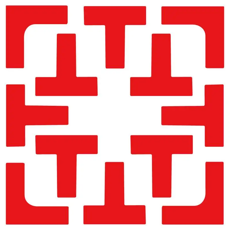 

Court Line Marking Kit Reusable Tennis Court Sign Kit With Storage Bag Playing Field Marking Equipment Create Your Own Mini