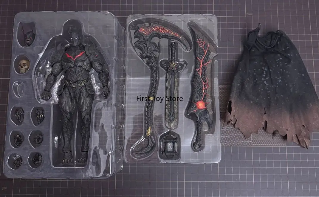 Фото В наличии: Фигурка VTOYS X BMS War Knight: The Ruthless Death Knight Hell Batman, масштаб 1/12, коллекционная модель, подарок №2