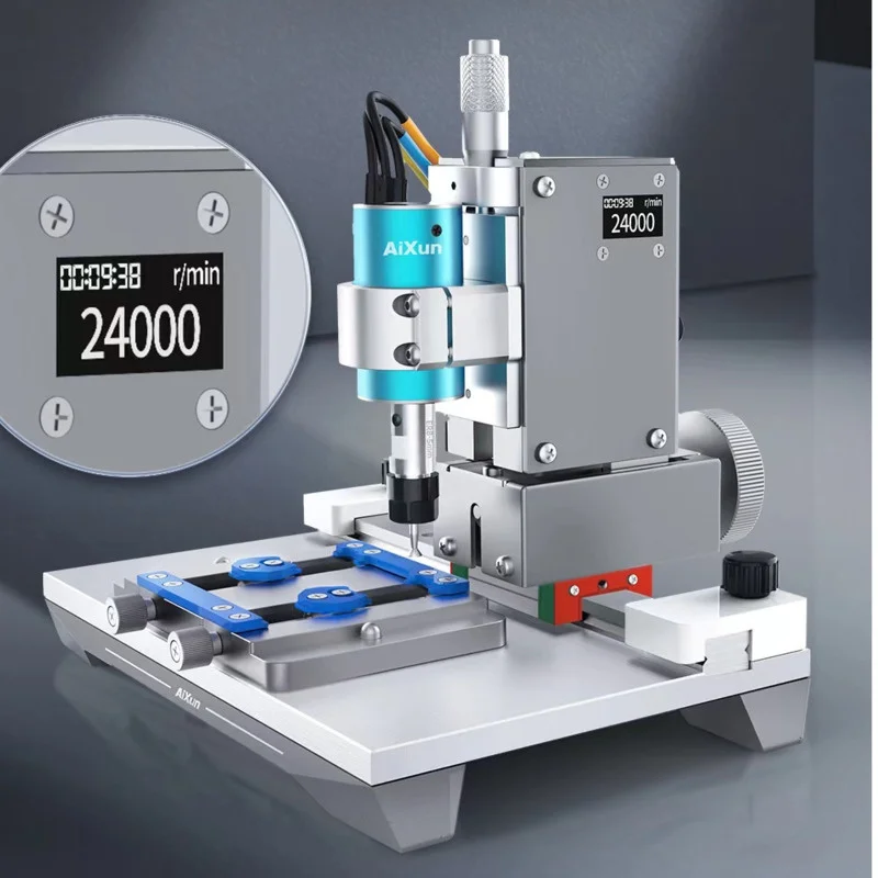

JC Aixun Intelligent Motherboard Chip Grinder Machine Supporting For Phone Maintenance Professional Grinding Machine Tools