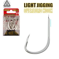 wh 1pcs new product lolhv light jump power hook high carbon steel anti rust coating hook value pack