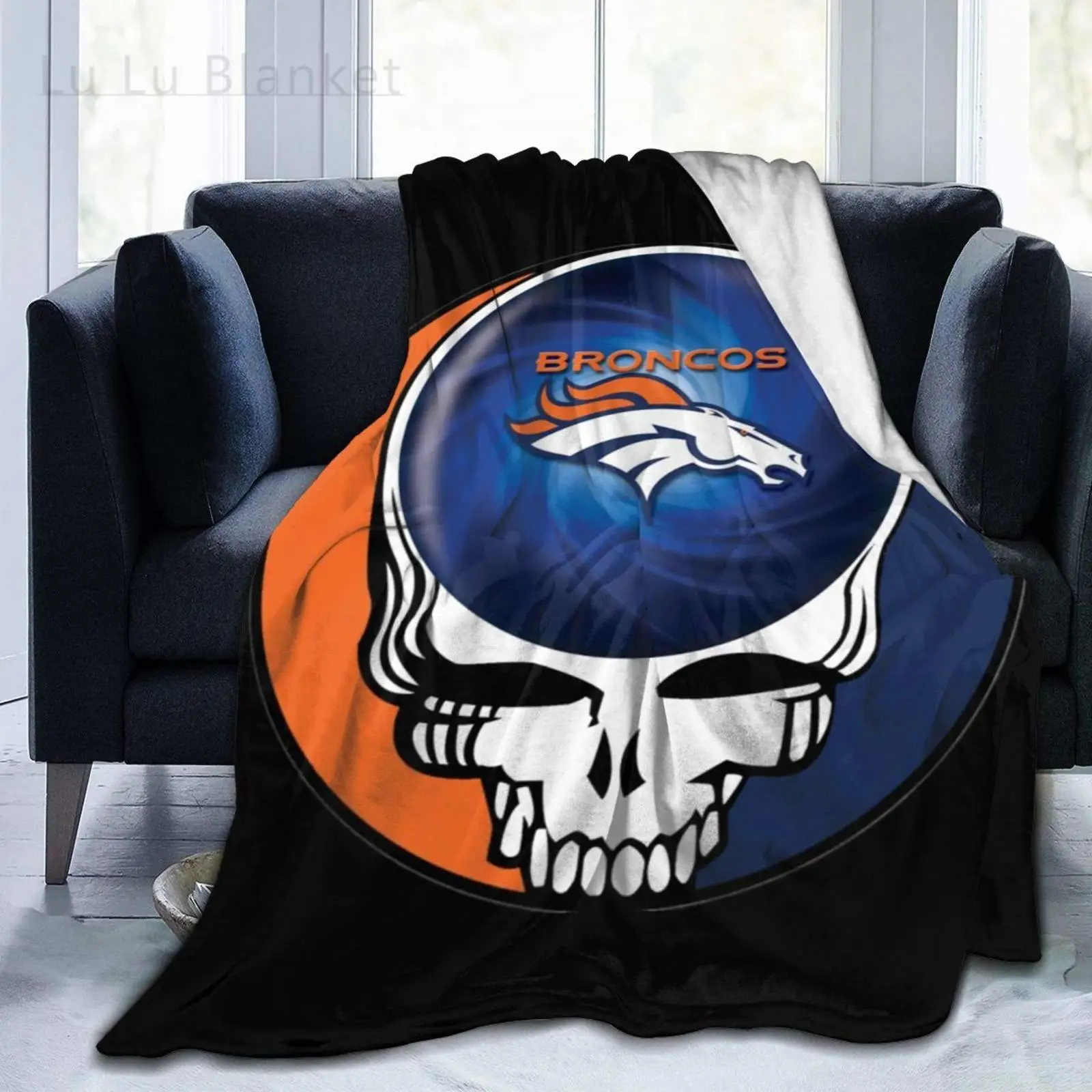 

Flannel Fleece Bed Blankets Lightweight Cozy Throw Blanket for Couch Sofa Adults Kids Professional American Football Team Logo