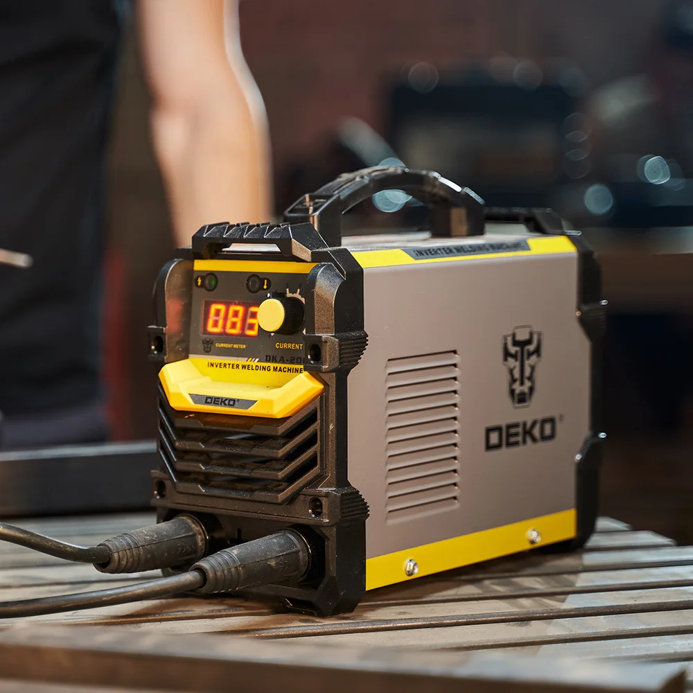DEKO DKA Series DC Inverter ARC Welder 220V IGBT MMA Welding Machine 120/160/200/250 Amp for Home Beginner Lightweight Efficient