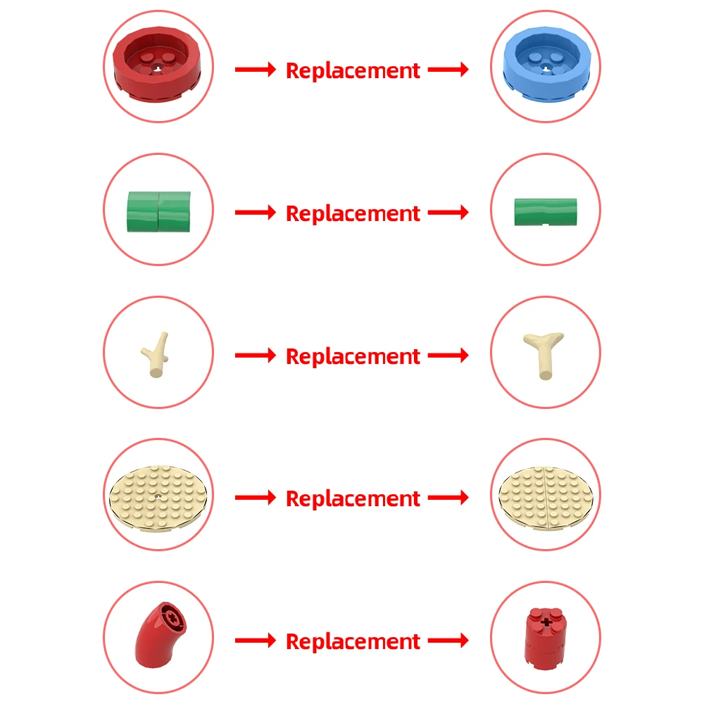 Gobrick MOC блоки для растений Чили посадка растения самостоятельного творчества